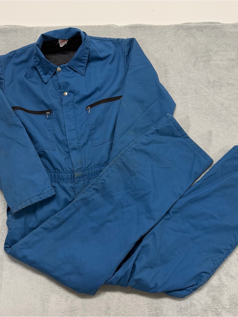 Vtg Unitog Coveralls Sz Medium Regular Workwear Utility Jumpsuit Union Made USA